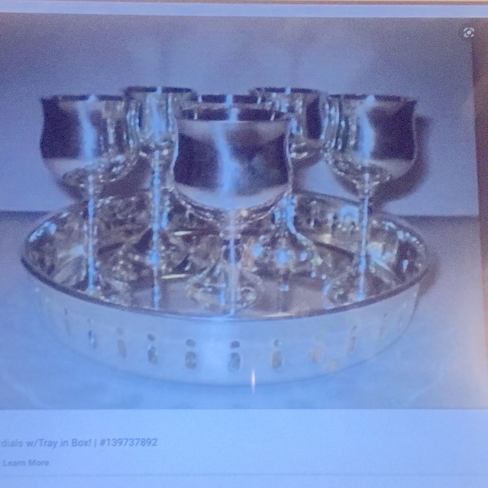 NWOT- Royal Gallery Silver Cordials